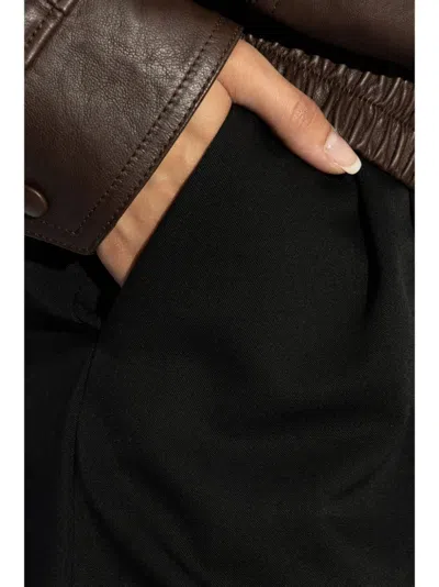 Saint Laurent Grain De Poudre Wool Trousers