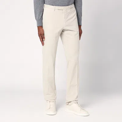 Santaniello Light Beige Cotton Trousers