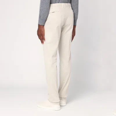 Santaniello Light Beige Cotton Trousers
