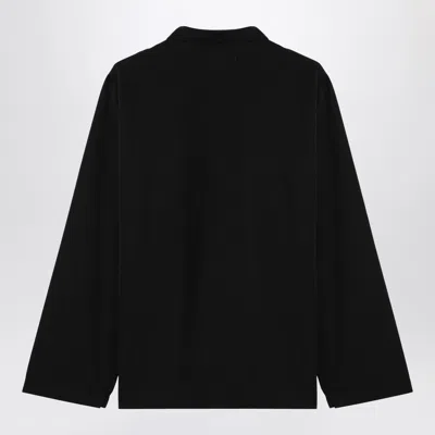 Tekla Black Pyjama Shirt