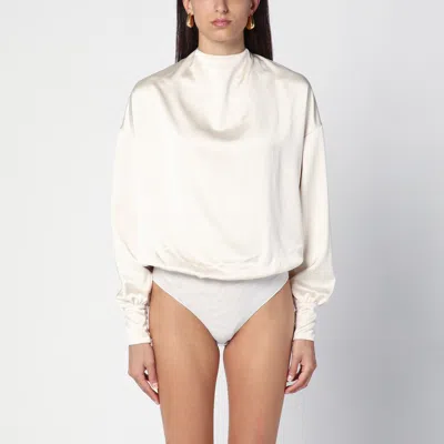 The Andamane Sylvia Milk-white Bodysuit