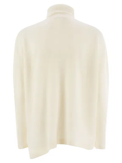 Vanisé Turtleneck Ribbed Sweater In Gold