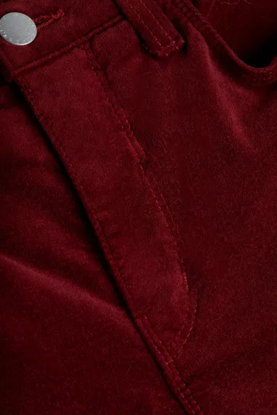 L Agence Stevie Velvet Jean In Dark Syrah