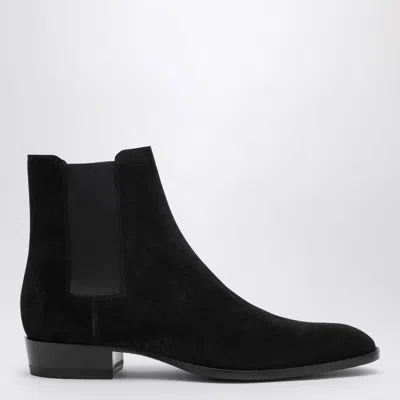 Saint Laurent Wyatt 30 Otterproof Chelsea Boot In Black