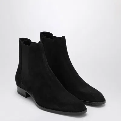 Saint Laurent Wyatt 30 Otterproof Chelsea Boot In Black
