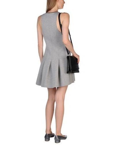 Shop Alexander Wang T Short Dresses In Grey