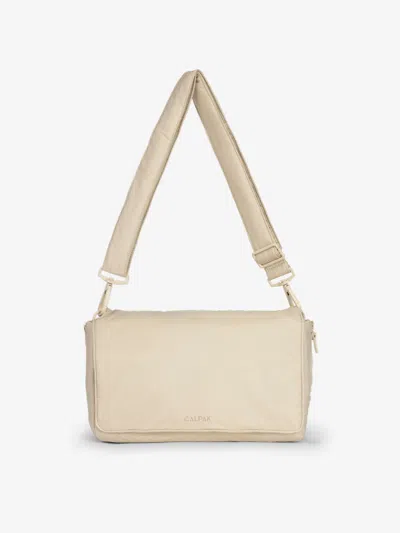 Calpak Convertible Stroller Caddy Crossbody In Oatmeal In Oatmeal