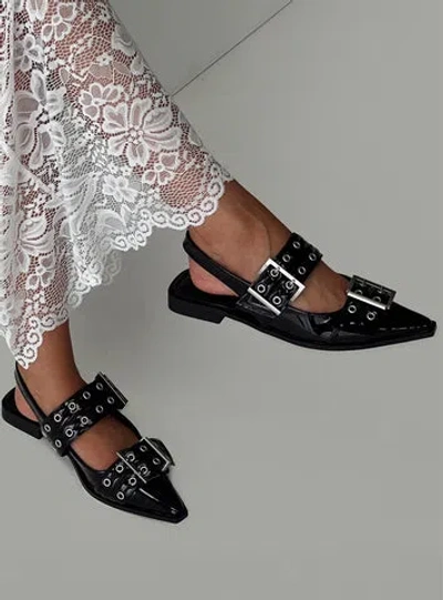 Therapy Matilda Flats In Black Patent