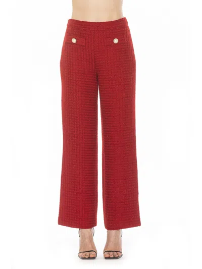 Alexia Admor Jaden Pants In Red