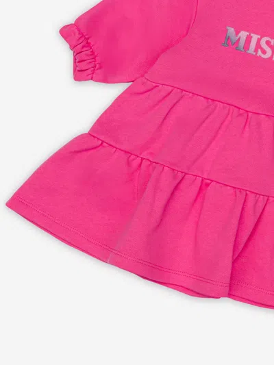 Missoni Baby Girls Jersey Dress With Knickers In Pink