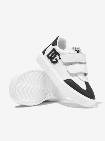 Dolce & Gabbana Dg Leather Sneakers In White