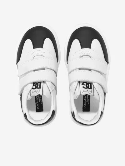 Dolce & Gabbana Dg Leather Sneakers In White