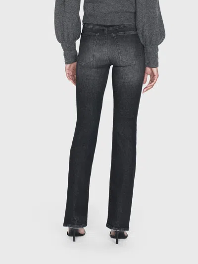 Shop Frame Le Mini Bootcut Jeans In Black