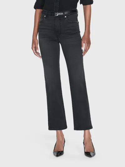 Frame Le Sleek Straight In Kerry In Black