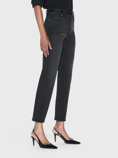 Frame Le Sleek Straight In Kerry In Black