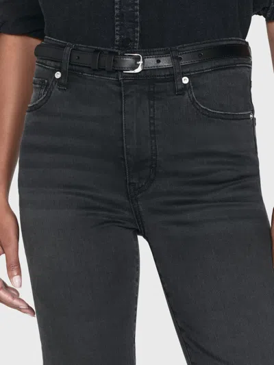 Frame Le Sleek Straight In Kerry In Black