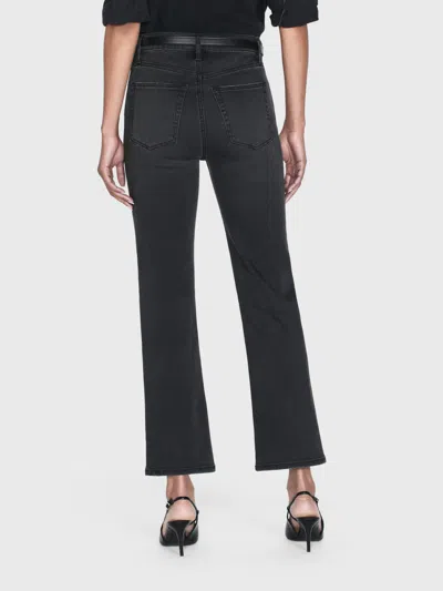Frame Le Sleek Straight In Kerry In Black