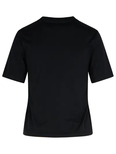 Shop Palm Angels Black Cotton T Shirt