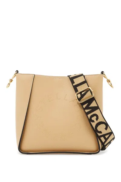 Shop Stella Mccartney Mccartney\n\n Logo Shoulder Bag In Beige