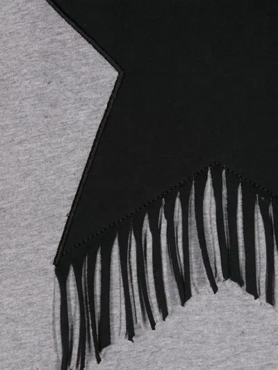 Stella Mccartney Girls Tassel Star T-shirt In Grey