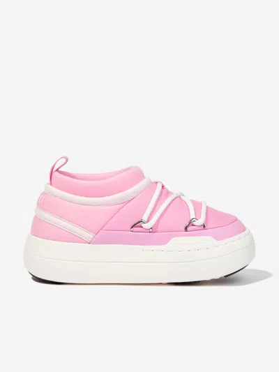 Moon Boot Girls Jr Park Icon Trainers In Pink