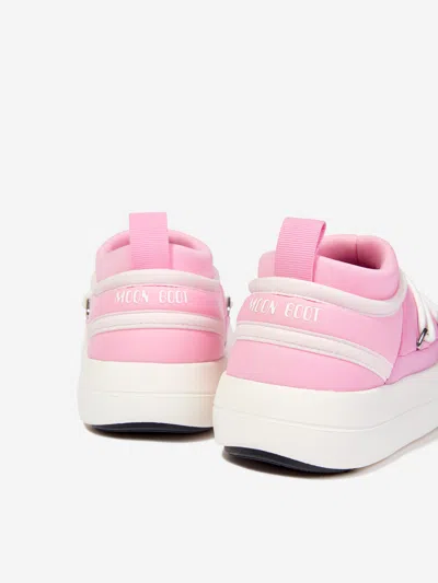 Moon Boot Girls Jr Park Icon Trainers In Pink
