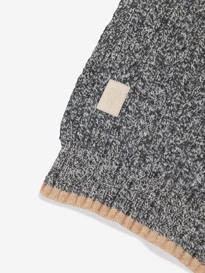 Eleventy Boys Wool Scarf In Blue