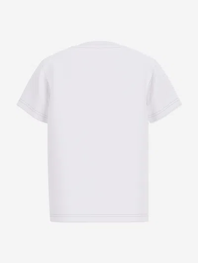 Guess Kids Teddy Bear Logo T-shirt In White