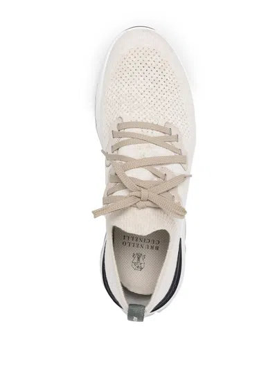 Brunello Cucinelli Perforated-detail Low-top Sneakers