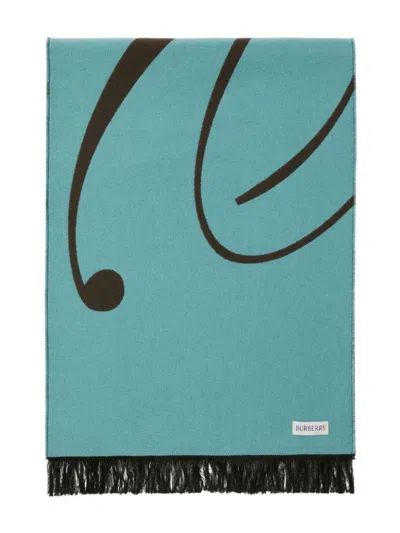 Burberry Wool And Silk Scarf