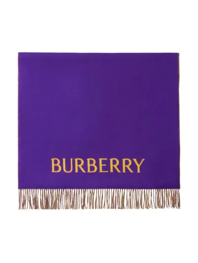 Burberry Reversible Scarf With Pink Accessories