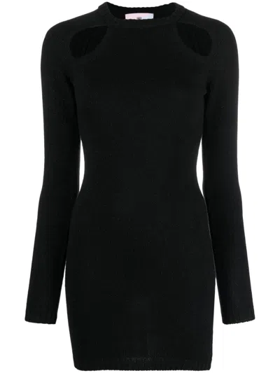 Chiara Ferragni Dress With Cut-out Design And Ribbed Cuffs