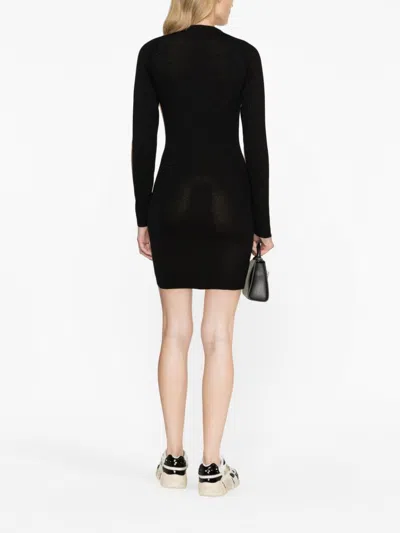 Chiara Ferragni Dress With Cut-out Design And Ribbed Cuffs
