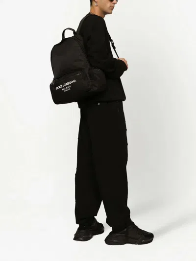Dolce & Gabbana Nylon Backpack With Logo