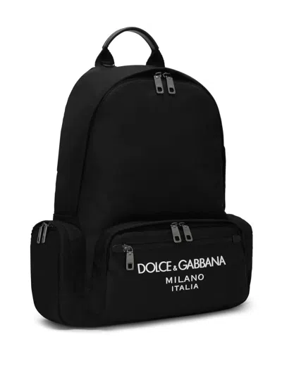 Dolce & Gabbana Nylon Backpack With Logo