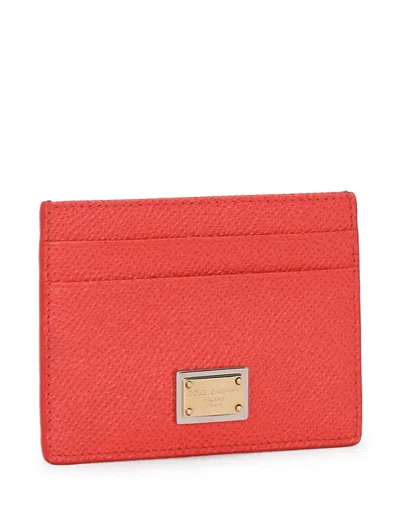 Dolce & Gabbana Women  Cardholder With Logo Plaque