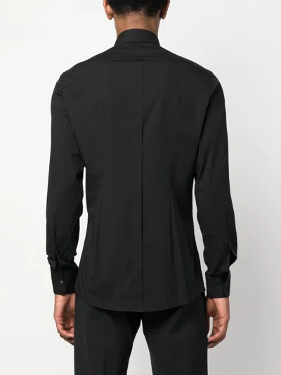 Dolce & Gabbana Black Essential Cotton Shirt