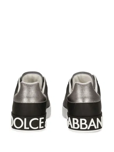 Dolce & Gabbana Sneakers With Logo Application In Green