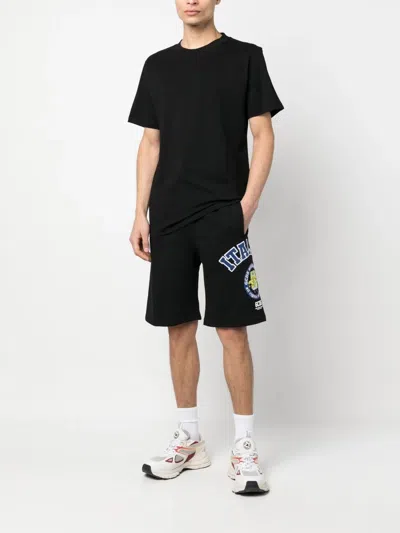 Gcds Pack Of Three Cotton T-shirts In Black