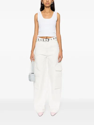 Gcds Textured Ribbed Sleeveless Top