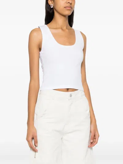 Gcds Textured Ribbed Sleeveless Top