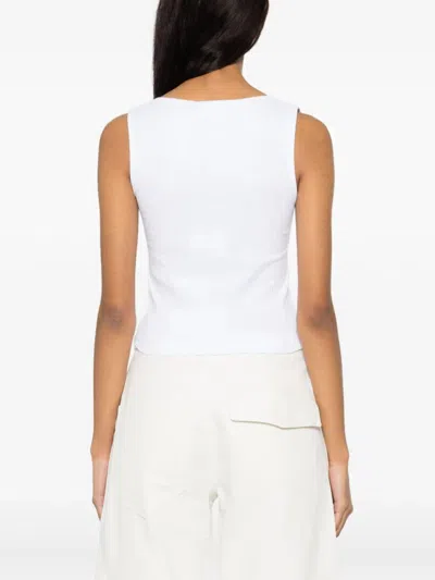 Gcds Textured Ribbed Sleeveless Top