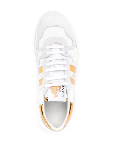 Lanvin Clay Low-top Sneakers In White