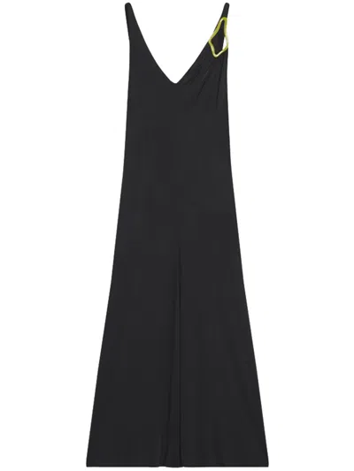 Lanvin Robe Midi Ligne A Sans Manches Pour Femme