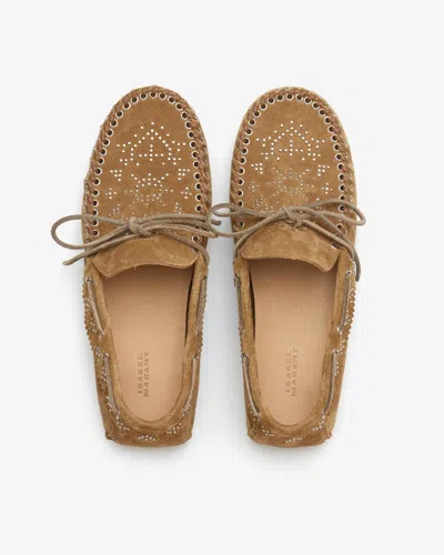 Isabel Marant Freen Loafers In Taupe