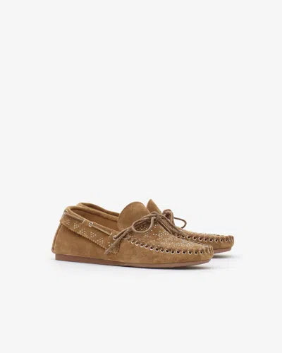 Isabel Marant Freen Loafers In Taupe