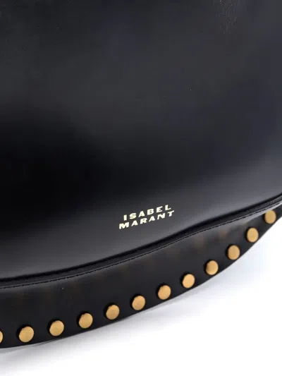 Isabel Marant Marant Oskan Moon Shoulder Bag With Studs
