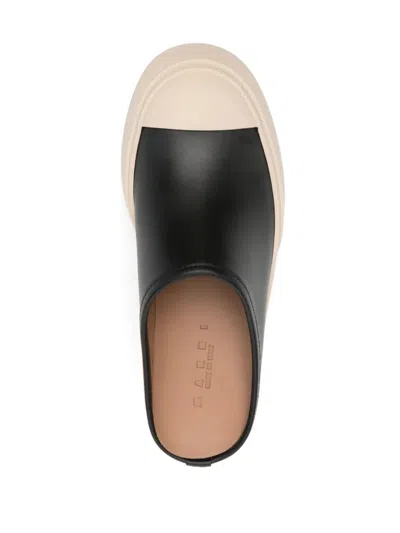 Shop Marni Mary Jane Leather Mules