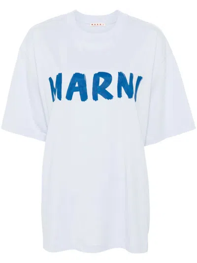 Shop Marni T Shirt With Print