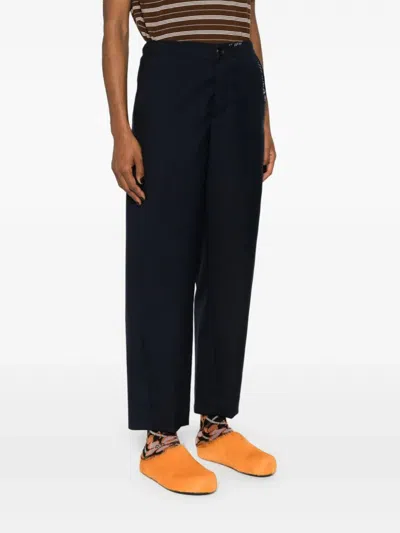 Marni Wool Trousers Inverted Pleats